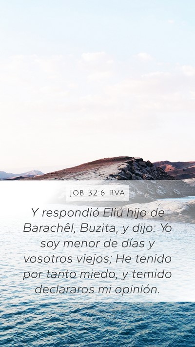 Job 32:6 RVA Bible Verse Image