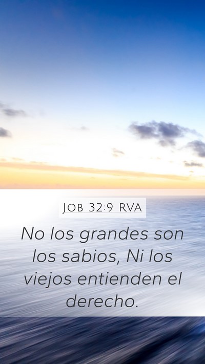 Job 32:9 RVA Bible Verse Image