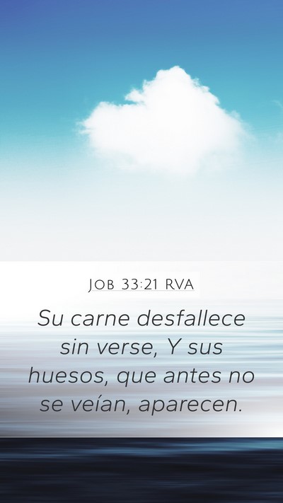 Job 33:21 RVA Bible Verse Image