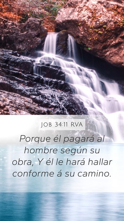 Job 34:11 RVA Bible Verse Image