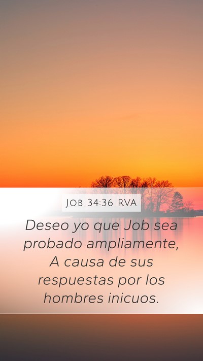 Job 34:36 RVA Bible Verse Image