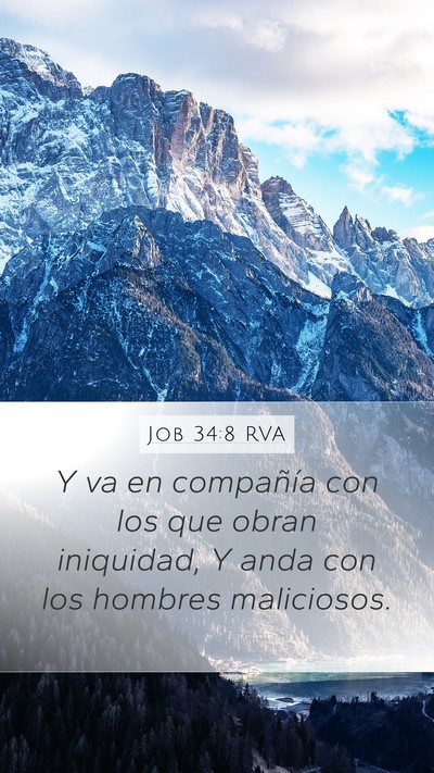 Job 34:8 RVA Bible Verse Image