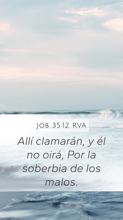 Job 35:12 RVA Bible Verse Image