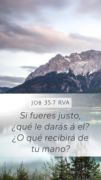 Job 35:7 RVA Bible Verse Image