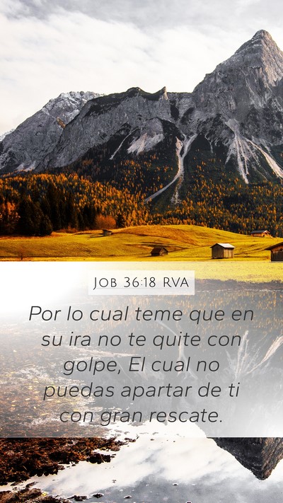 Job 36:18 RVA Bible Verse Image