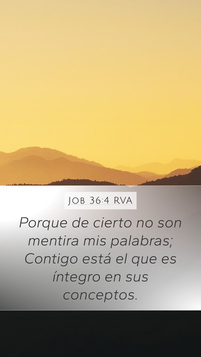 Job 36:4 RVA Bible Verse Image