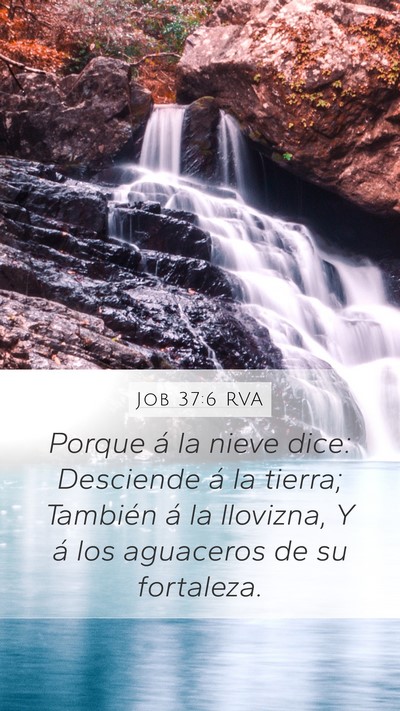 Job 37:6 RVA Bible Verse Image