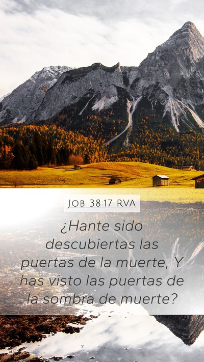 Job 38:17 RVA Bible Verse Image