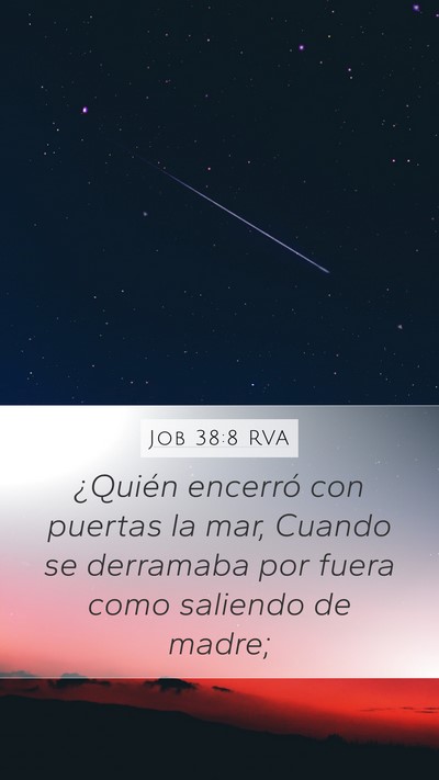 Job 38:8 RVA Bible Verse Image