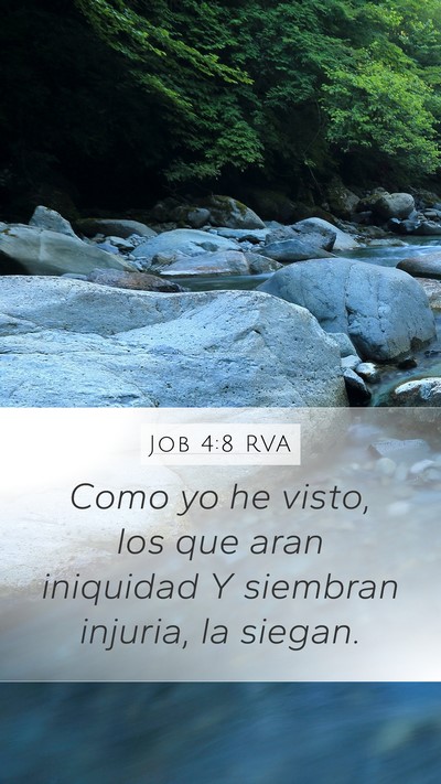 Job 4:8 RVA Bible Verse Image