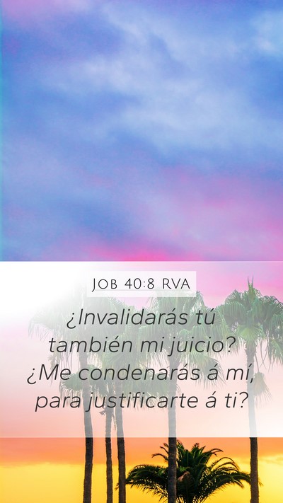 Job 40:8 RVA Bible Verse Image