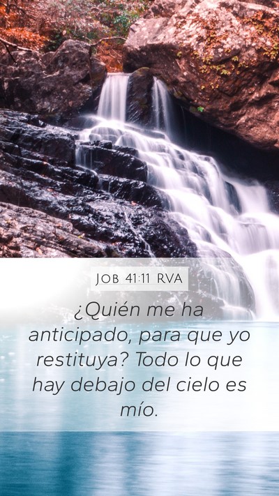Job 41:11 RVA Bible Verse Image
