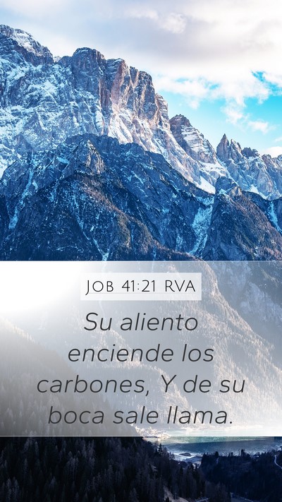 Job 41:21 RVA Bible Verse Image