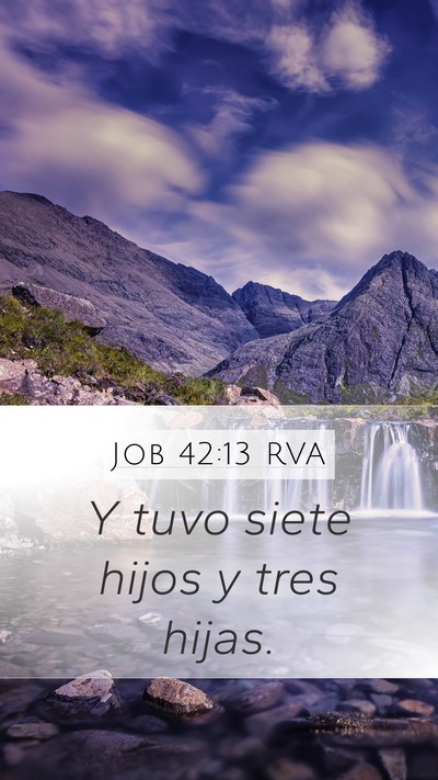 Job 42:13 RVA Bible Verse Image