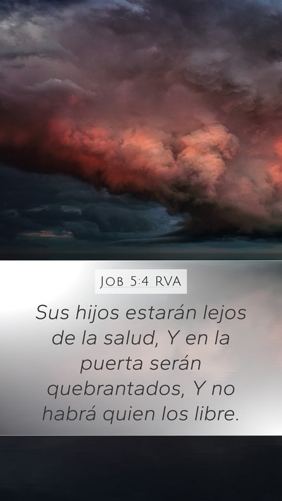 Job 5:4 RVA Bible Verse Image