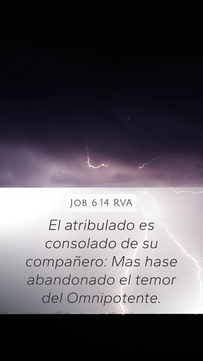 Job 6:14 RVA Bible Verse Image