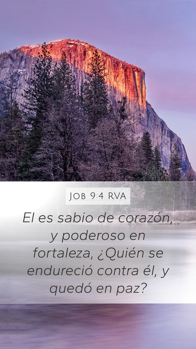 Job 9:4 RVA Bible Verse Image