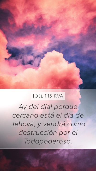 Joel 1:15 RVA Bible Verse Image