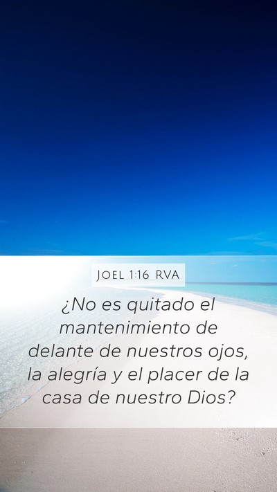 Joel 1:16 RVA Bible Verse Image