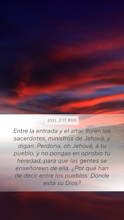 Joel 2:17 RVA Bible Verse Image