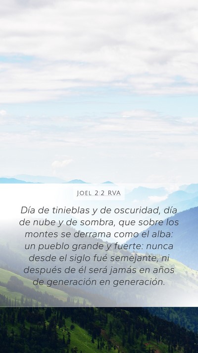 Joel 2:2 RVA Bible Verse Image
