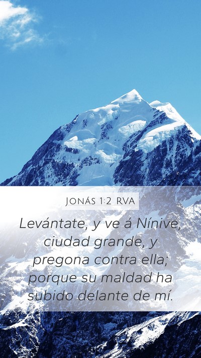 Jonás 1:2 RVA Bible Verse Image