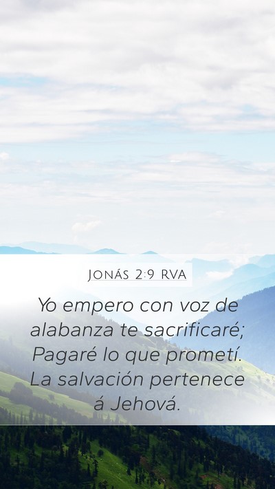 Jonás 2:9 RVA Bible Verse Image