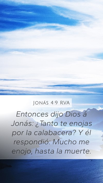 Jonás 4:9 RVA Bible Verse Image