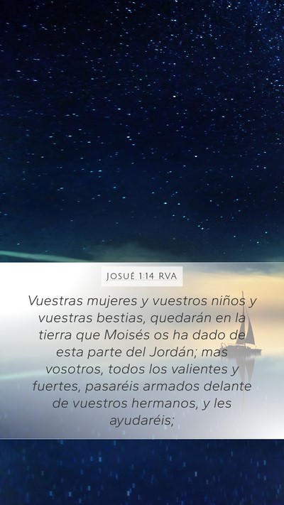 Josué 1:14 RVA Bible Verse Image