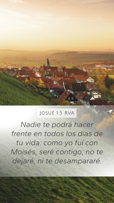 Josué 1:5 RVA Bible Verse Image