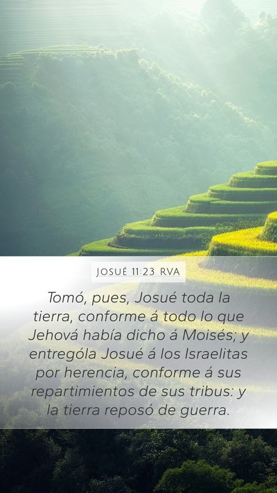 Josué 11:23 RVA Bible Verse Image