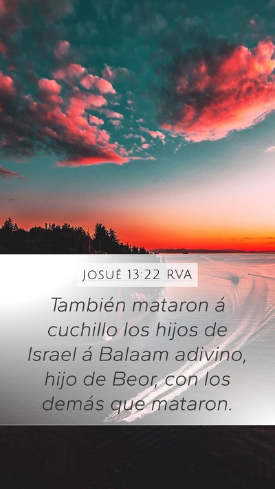 Josué 13:22 RVA Bible Verse Image