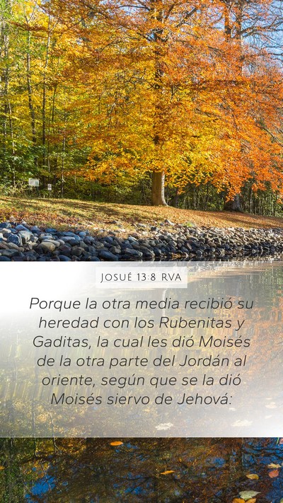 Josué 13:8 RVA Bible Verse Image