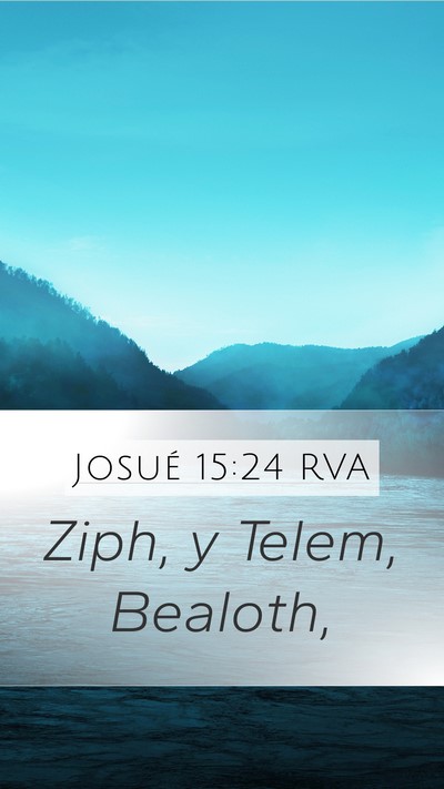 Josué 15:24 RVA Bible Verse Image