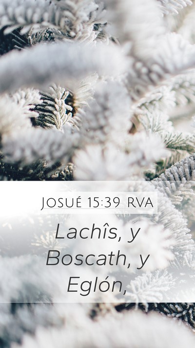 Josué 15:39 RVA Bible Verse Image