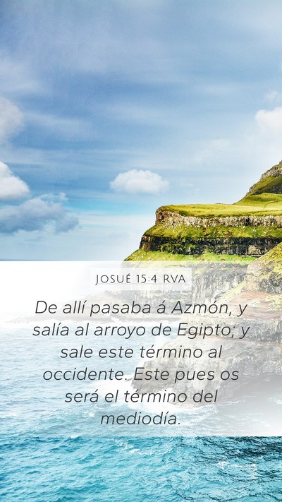 Josué 15:4 RVA Bible Verse Image