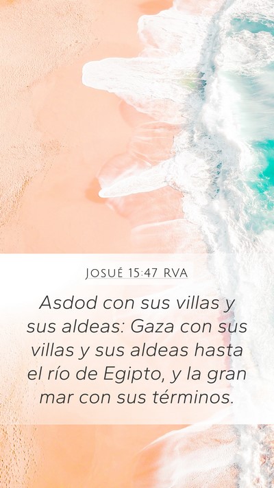 Josué 15:47 RVA Bible Verse Image