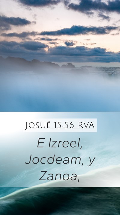Josué 15:56 RVA Bible Verse Image