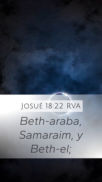 Josué 18:22 RVA Bible Verse Image