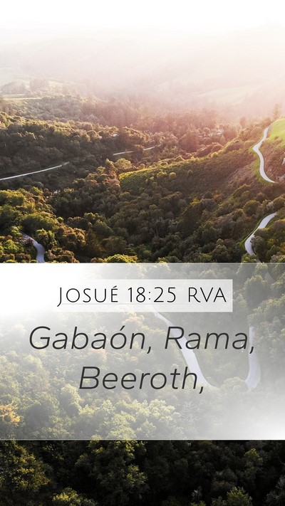 Josué 18:25 RVA Bible Verse Image