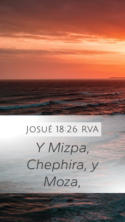 Josué 18:26 RVA Bible Verse Image