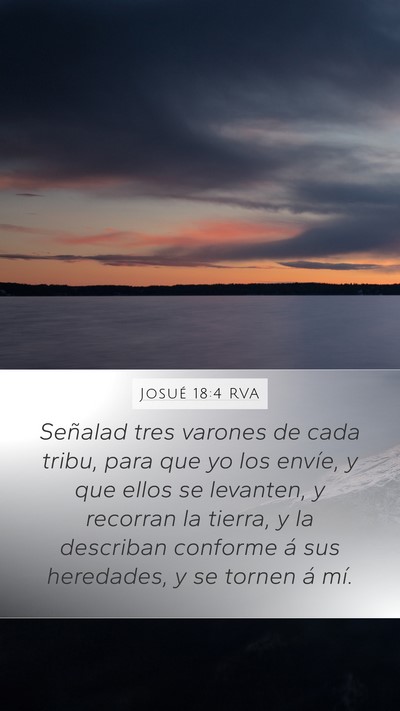 Josué 18:4 RVA Bible Verse Image