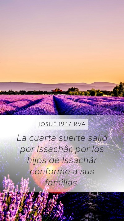 Josué 19:17 RVA Bible Verse Image