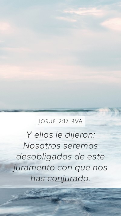 Josué 2:17 RVA Bible Verse Image