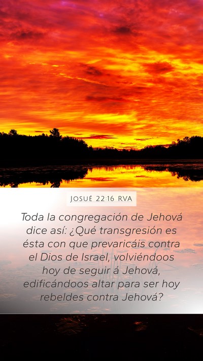 Josué 22:16 RVA Bible Verse Image