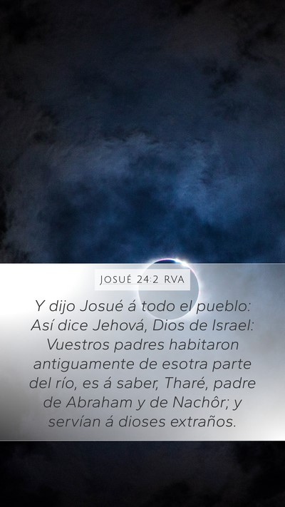 Josué 24:2 RVA Bible Verse Image