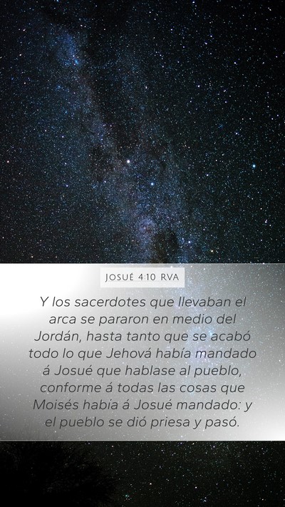 Josué 4:10 RVA Bible Verse Image