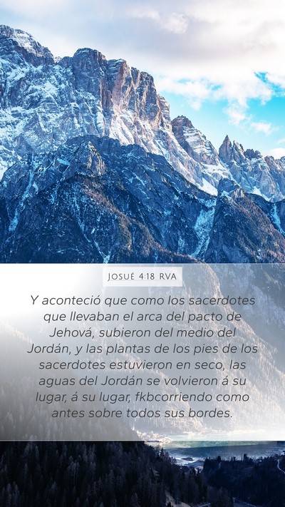 Josué 4:18 RVA Bible Verse Image