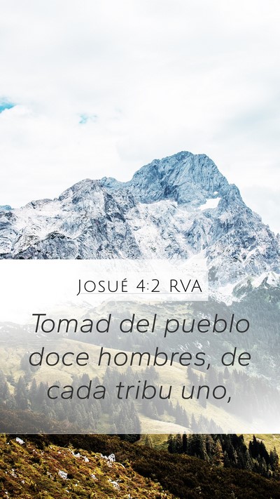 Josué 4:2 RVA Bible Verse Image