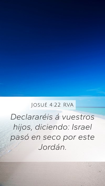 Josué 4:22 RVA Bible Verse Image